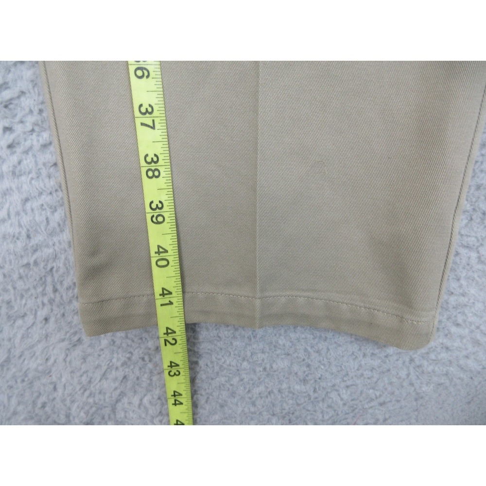 Dockers Pleated Khaki Chino Pants Mens 32x32 Beige Classic Fit Cotton Casual - Picture 12 of 16